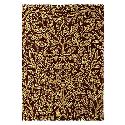 Morris & Co Oak Rug, Crimson